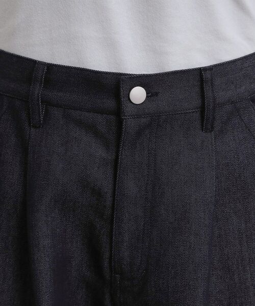 tk.TAKEO KIKUCHI / ティーケー タケオキクチ デニムパンツ | 【色褪せしにくいデニム】Comfy Fadeless Denim Seriesワイドストレートデニム | 詳細13