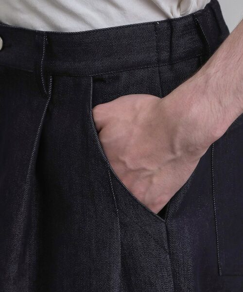 tk.TAKEO KIKUCHI / ティーケー タケオキクチ デニムパンツ | 【色褪せしにくいデニム】Comfy Fadeless Denim Seriesワイドストレートデニム | 詳細18