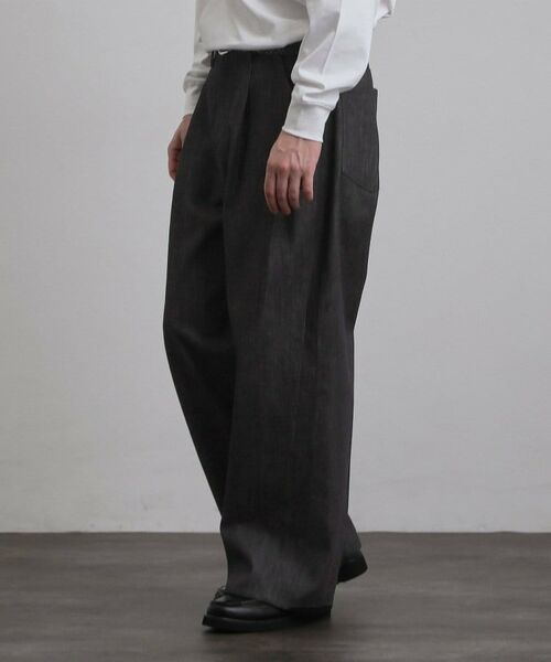 tk.TAKEO KIKUCHI / ティーケー タケオキクチ デニムパンツ | 【色褪せしにくいデニム】Comfy Fadeless Denim Seriesワイドストレートデニム | 詳細2