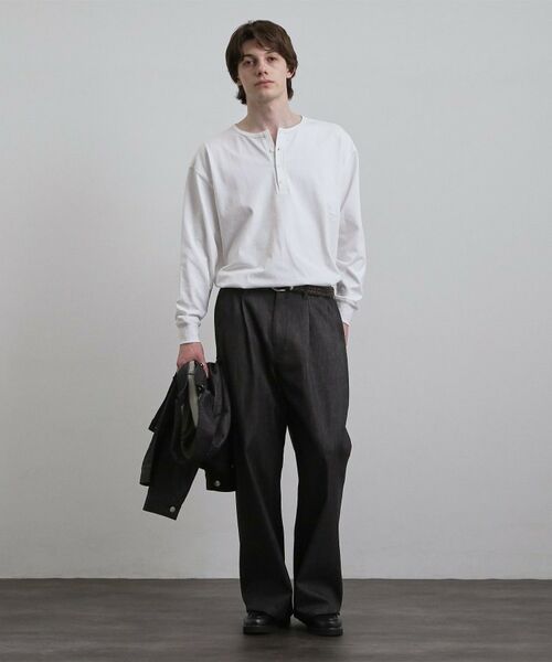 tk.TAKEO KIKUCHI / ティーケー タケオキクチ デニムパンツ | 【色褪せしにくいデニム】Comfy Fadeless Denim Seriesワイドストレートデニム | 詳細4