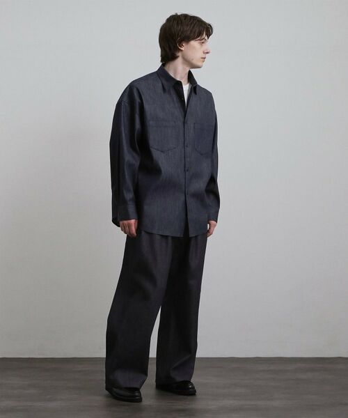 tk.TAKEO KIKUCHI / ティーケー タケオキクチ デニムパンツ | 【色褪せしにくいデニム】Comfy Fadeless Denim Seriesワイドストレートデニム | 詳細8