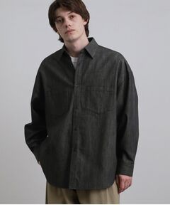 tk.TAKEO KIKUCHI / ティーケー タケオキクチ シャツ・ブラウス | 【色褪せしにくいデニム】Comfy Fadeless Denim Seriesデニムシャツ