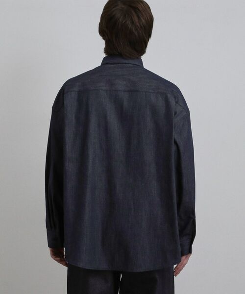 tk.TAKEO KIKUCHI / ティーケー タケオキクチ シャツ・ブラウス | 【色褪せしにくいデニム】Comfy Fadeless Denim Seriesデニムシャツ | 詳細12