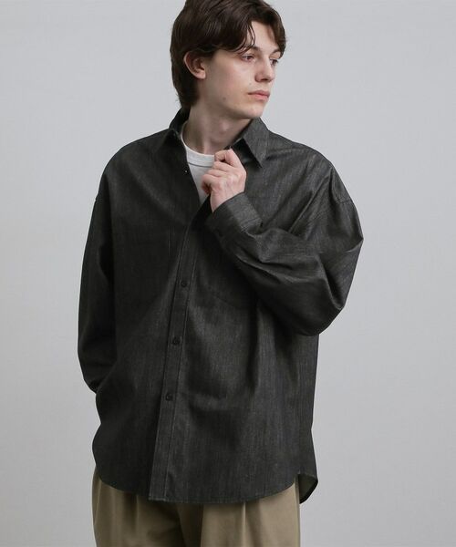 tk.TAKEO KIKUCHI / ティーケー タケオキクチ シャツ・ブラウス | 【色褪せしにくいデニム】Comfy Fadeless Denim Seriesデニムシャツ | 詳細2