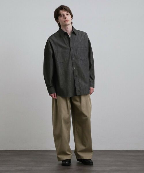 tk.TAKEO KIKUCHI / ティーケー タケオキクチ シャツ・ブラウス | 【色褪せしにくいデニム】Comfy Fadeless Denim Seriesデニムシャツ | 詳細3