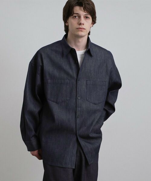 tk.TAKEO KIKUCHI / ティーケー タケオキクチ シャツ・ブラウス | 【色褪せしにくいデニム】Comfy Fadeless Denim Seriesデニムシャツ | 詳細6