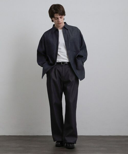 tk.TAKEO KIKUCHI / ティーケー タケオキクチ シャツ・ブラウス | 【色褪せしにくいデニム】Comfy Fadeless Denim Seriesデニムシャツ | 詳細7