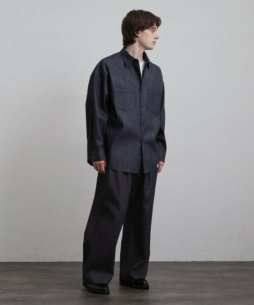 tk.TAKEO KIKUCHI / ティーケー タケオキクチ シャツ・ブラウス | 【色褪せしにくいデニム】Comfy Fadeless Denim Seriesデニムシャツ | 詳細8