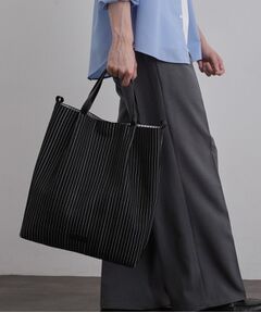 tk.TAKEO KIKUCHI / ティーケー タケオキクチ トートバッグ | 【B4サイズ収納可】ニットトートバッグ/トートバッグ/B4サイズ/大容量/伸縮性/ストレッチ性/Knit tote Bag