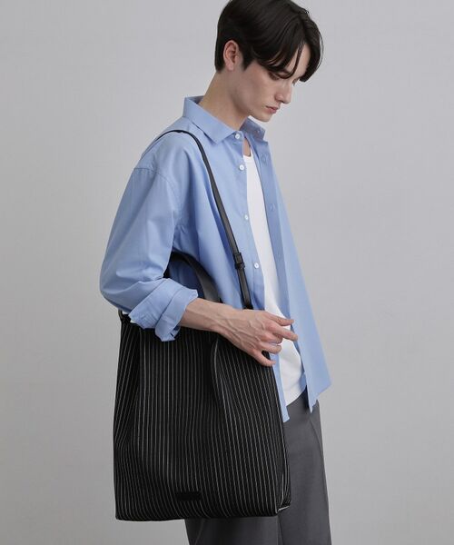 tk.TAKEO KIKUCHI / ティーケー タケオキクチ トートバッグ | 【B4サイズ収納可】ニットトートバッグ/トートバッグ/B4サイズ/大容量/伸縮性/ストレッチ性/Knit tote Bag | 詳細1