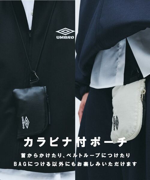 tk.TAKEO KIKUCHI / ティーケー タケオキクチ ショルダーバッグ | 【UMBRO】FLショルダーバッグ／チャーム付き | 詳細2
