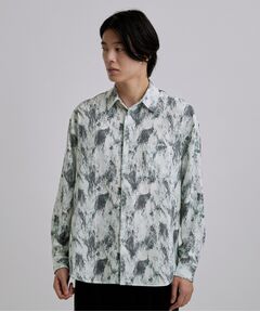 tk.TAKEO KIKUCHI / ティーケー タケオキクチ シャツ・ブラウス | アブストペイント柄シャツ