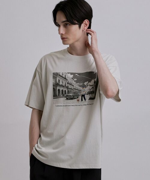 tk.TAKEO KIKUCHI / ティーケー タケオキクチ Tシャツ | フォト&刺繍Tシャツ | 詳細5
