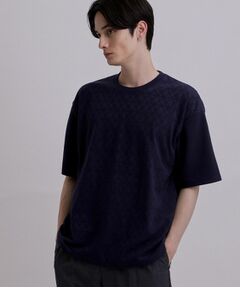 tk.TAKEO KIKUCHI / ティーケー タケオキクチ Tシャツ | バイヤスジャカードTシャツ