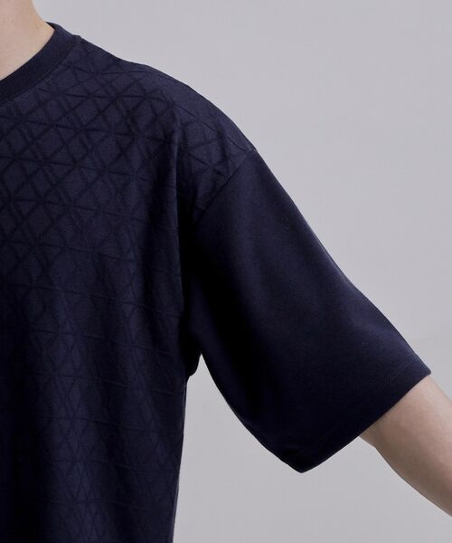 tk.TAKEO KIKUCHI / ティーケー タケオキクチ Tシャツ | バイヤスジャカードTシャツ | 詳細17