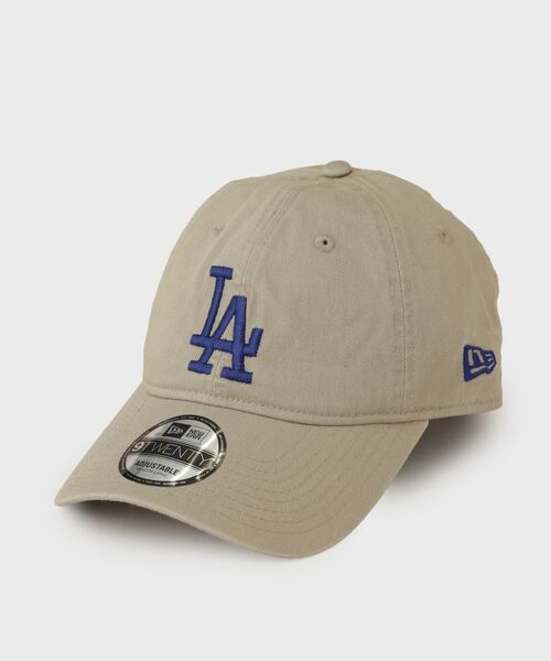 tk.TAKEO KIKUCHI / ティーケー タケオキクチ キャップ | 【NEW ERA】9TWENTY ロサンゼルス・ドジャース ウォッシュドコットン ペブル × ブルー | 詳細1