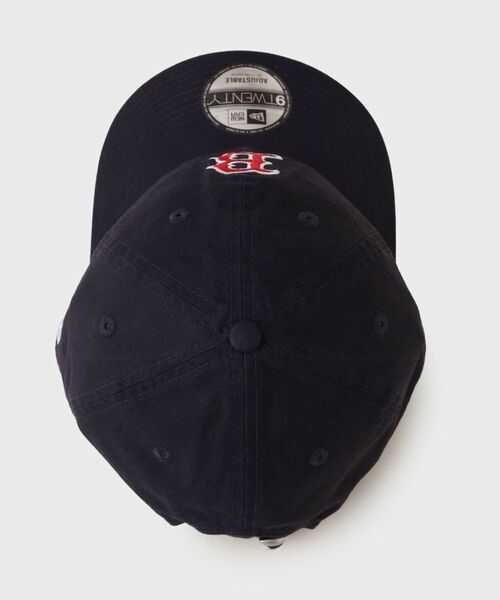 tk.TAKEO KIKUCHI / ティーケー タケオキクチ キャップ | 【NEW ERA】9TWENTY ボストン・レッドソックス ネイビー × ラディアントレッド | 詳細3