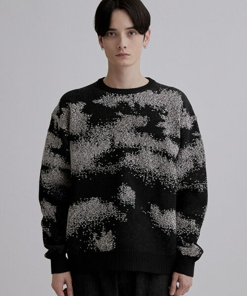 tk.TAKEO KIKUCHI / ティーケー タケオキクチ ニット・セーター | アブストモールニット | 詳細14