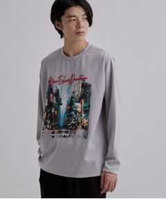 tk.TAKEO KIKUCHI / ティーケー タケオキクチ Tシャツ | ブラシ刺繍長袖Tシャツ