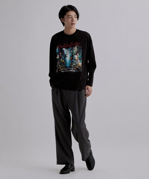 tk.TAKEO KIKUCHI / ティーケー タケオキクチ Tシャツ | ブラシ刺繍長袖Tシャツ | 詳細10