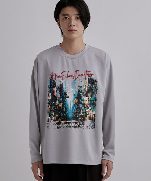 tk.TAKEO KIKUCHI / ティーケー タケオキクチ Tシャツ | ブラシ刺繍長袖Tシャツ | 詳細13
