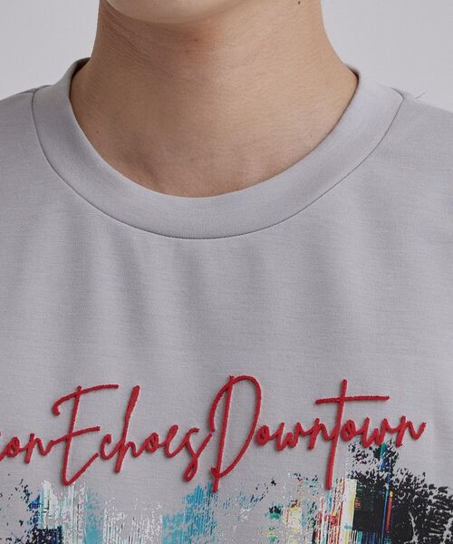 tk.TAKEO KIKUCHI / ティーケー タケオキクチ Tシャツ | ブラシ刺繍長袖Tシャツ | 詳細16
