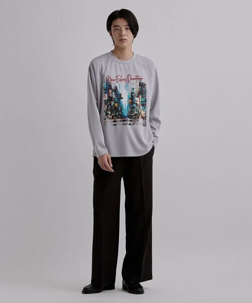 tk.TAKEO KIKUCHI / ティーケー タケオキクチ Tシャツ | ブラシ刺繍長袖Tシャツ | 詳細7