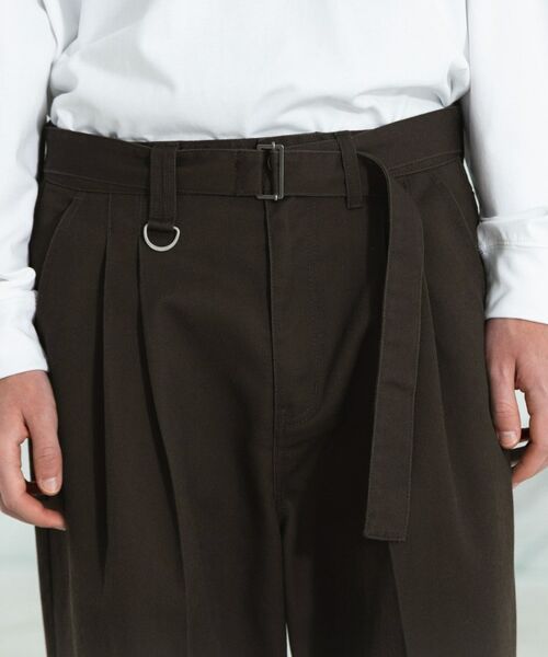 tk.TAKEO KIKUCHI / ティーケー タケオキクチ パンツ | 【別注】Dickies（R）ベルテッドパンツ | 詳細11