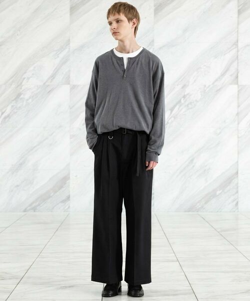 tk.TAKEO KIKUCHI / ティーケー タケオキクチ パンツ | 【別注】Dickies（R）ベルテッドパンツ | 詳細7