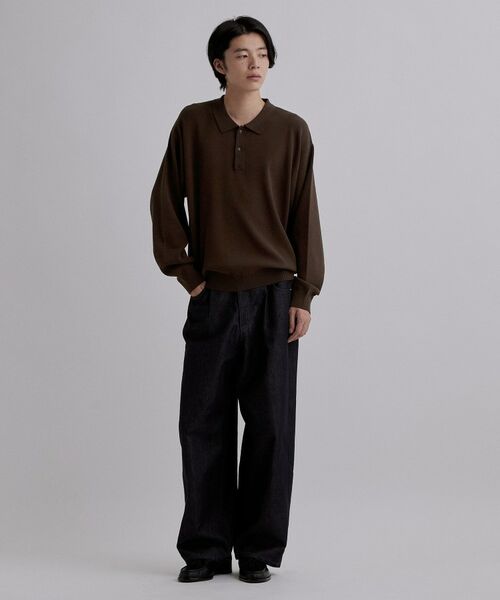 tk.TAKEO KIKUCHI / ティーケー タケオキクチ ニット・セーター | CARE FREE KNITポロシャツ | 詳細10