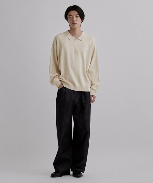 tk.TAKEO KIKUCHI / ティーケー タケオキクチ ニット・セーター | CARE FREE KNITポロシャツ | 詳細3