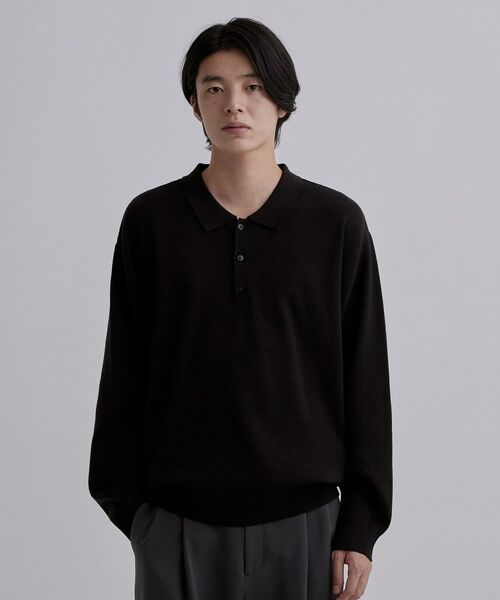 tk.TAKEO KIKUCHI / ティーケー タケオキクチ ニット・セーター | CARE FREE KNITポロシャツ | 詳細5