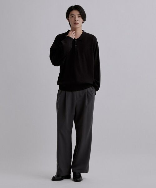 tk.TAKEO KIKUCHI / ティーケー タケオキクチ ニット・セーター | CARE FREE KNITポロシャツ | 詳細7
