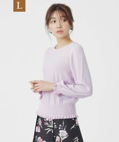 TO BE CHIC (大きいサイズ) / トゥー ビー シック (オオキイサイズ) その他トップス | 【L】スパンコール ニットプルオーバー