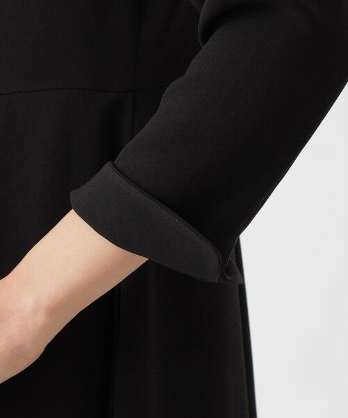 TO BE CHIC (大きいサイズ) / トゥー ビー シック (オオキイサイズ) ロング・マキシ丈ワンピース | 【L】レースコンビダブルクロス ワンピース | 詳細5