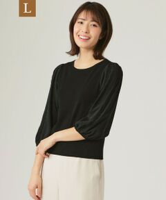 TO BE CHIC (大きいサイズ) / トゥー ビー シック (オオキイサイズ) その他トップス | 【L】レーヨンポリエステル ニットプルオーバー