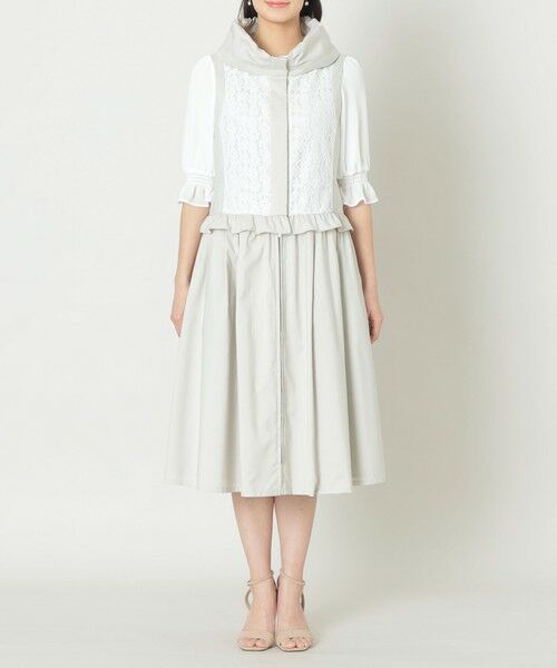 TO BE CHIC (大きいサイズ) / トゥー ビー シック (オオキイサイズ) テーラードジャケット | 【L】ハイカウントタフタ マルチWAYジレ | 詳細5