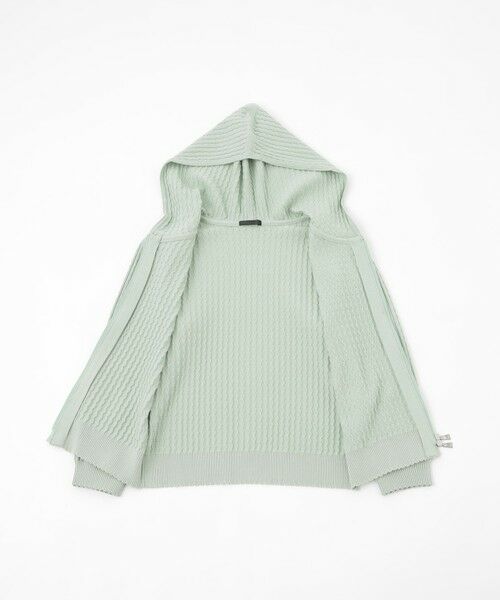 TO BE CHIC (大きいサイズ) / トゥー ビー シック (オオキイサイズ) ブルゾン | 【L】ウェーブニット ジップパーカー | 詳細10