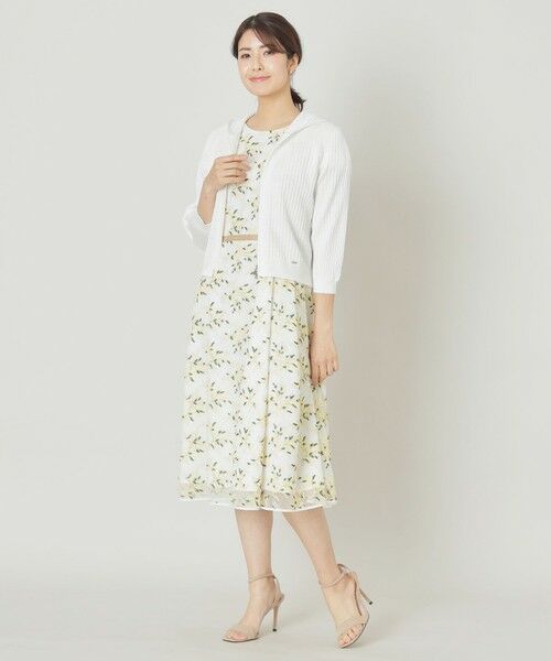 TO BE CHIC (大きいサイズ) / トゥー ビー シック (オオキイサイズ) ブルゾン | 【L】ウェーブニット ジップパーカー | 詳細1