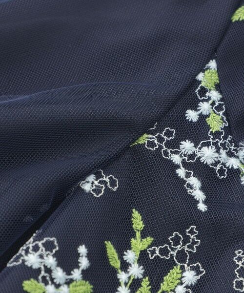 TO BE CHIC (大きいサイズ) / トゥー ビー シック (オオキイサイズ) ロング・マキシ丈ワンピース | 【L】ミモザチュールフィット&フレア ドレス | 詳細9