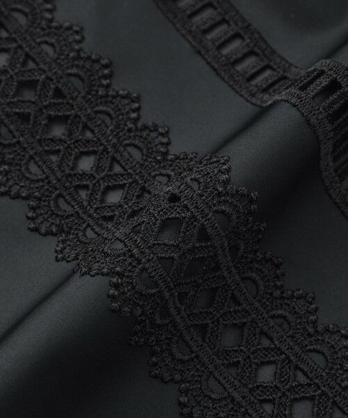 TO BE CHIC (大きいサイズ) / トゥー ビー シック (オオキイサイズ) ロング・マキシ丈スカート | 【L】ヘムボーダーレース スカート | 詳細7