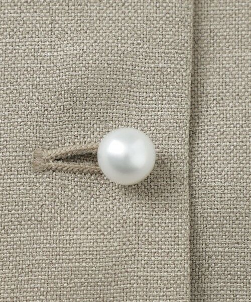 TO BE CHIC (大きいサイズ) / トゥー ビー シック (オオキイサイズ) テーラードジャケット | 【L】リネンライク ブラウスジャケット | 詳細8