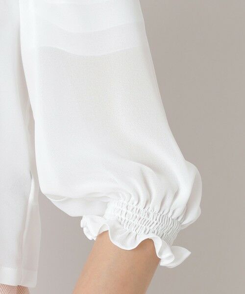 TO BE CHIC (大きいサイズ) / トゥー ビー シック (オオキイサイズ) テーラードジャケット | 【L】ジョーゼット ショートブルゾン | 詳細6