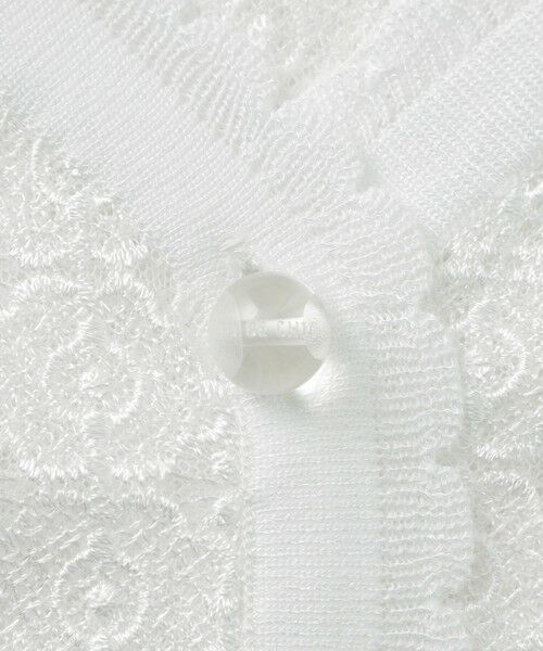 TO BE CHIC (大きいサイズ) / トゥー ビー シック (オオキイサイズ) ブルゾン | 【L】フラワー刺しゅうコンビ ボレロ | 詳細7