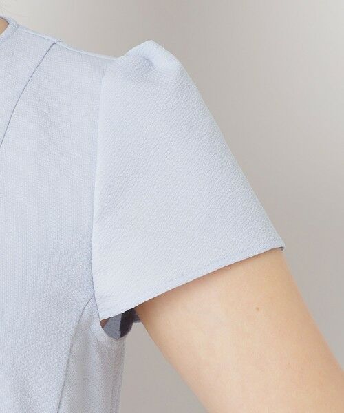 TO BE CHIC (大きいサイズ) / トゥー ビー シック (オオキイサイズ) ロング・マキシ丈ワンピース | 【L】シアサッカー パネルワンピース | 詳細6