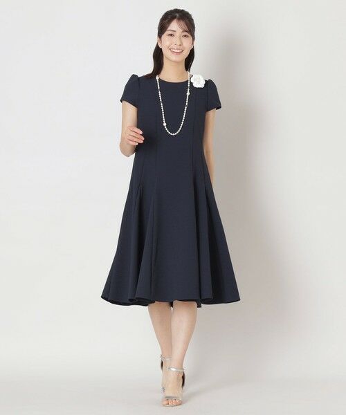 TO BE CHIC (大きいサイズ) / トゥー ビー シック (オオキイサイズ) ロング・マキシ丈ワンピース | 【L】シアサッカー パネルワンピース | 詳細2