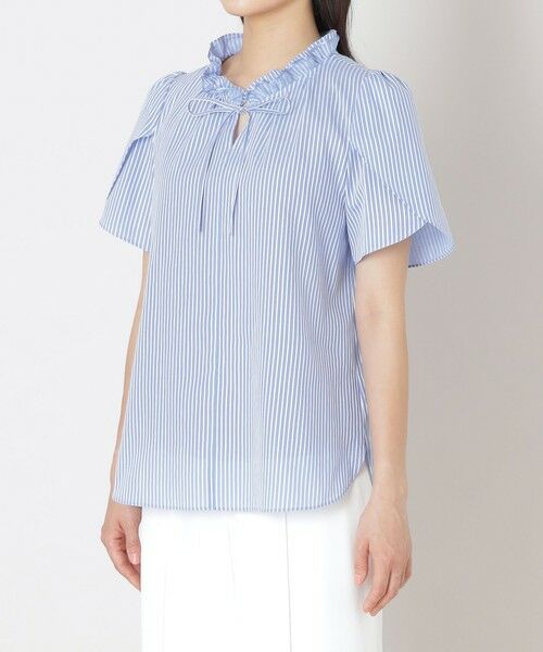 TO BE CHIC (大きいサイズ) / トゥー ビー シック (オオキイサイズ) その他トップス | 【L】カラミストライプ シャツブラウス | 詳細5