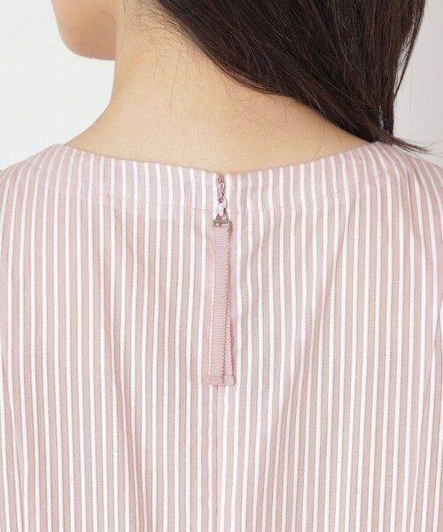 TO BE CHIC (大きいサイズ) / トゥー ビー シック (オオキイサイズ) その他トップス | 【L】カラミストライプ チュニックブラウス | 詳細8