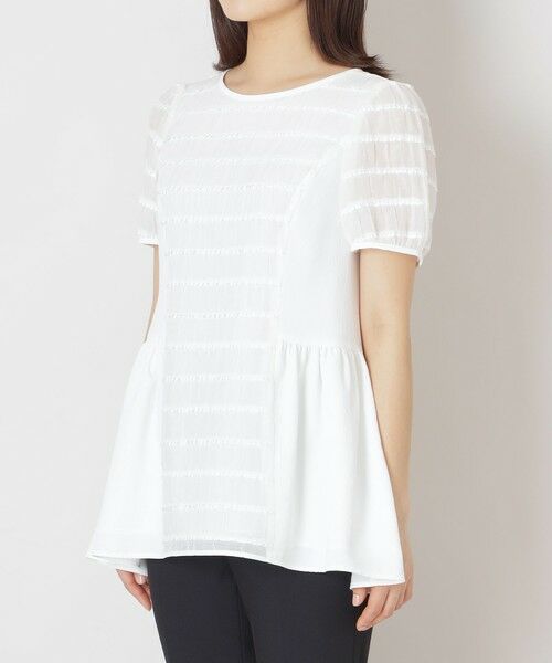 TO BE CHIC (大きいサイズ) / トゥー ビー シック (オオキイサイズ) その他トップス | 【L】ジャカードタック チュニック | 詳細4