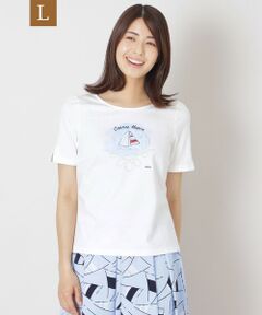 TO BE CHIC (大きいサイズ) / トゥー ビー シック (オオキイサイズ) その他トップス | 【L】セイルモチーフ カットソー